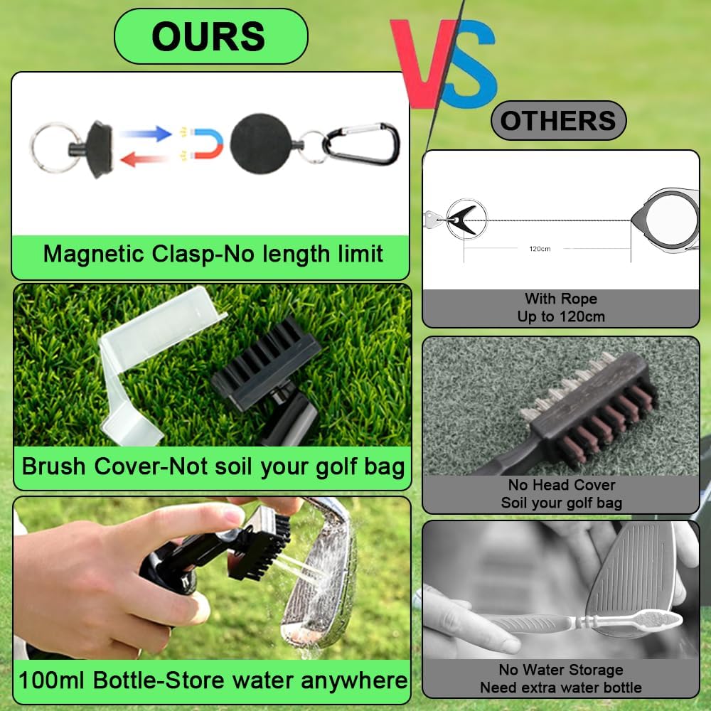 Club Cleaning Brush with Water Spray